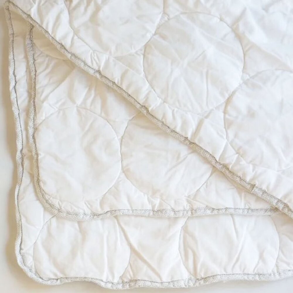 Ikea Baby Toddler Quiilted Blanket Comforter 40x46 White